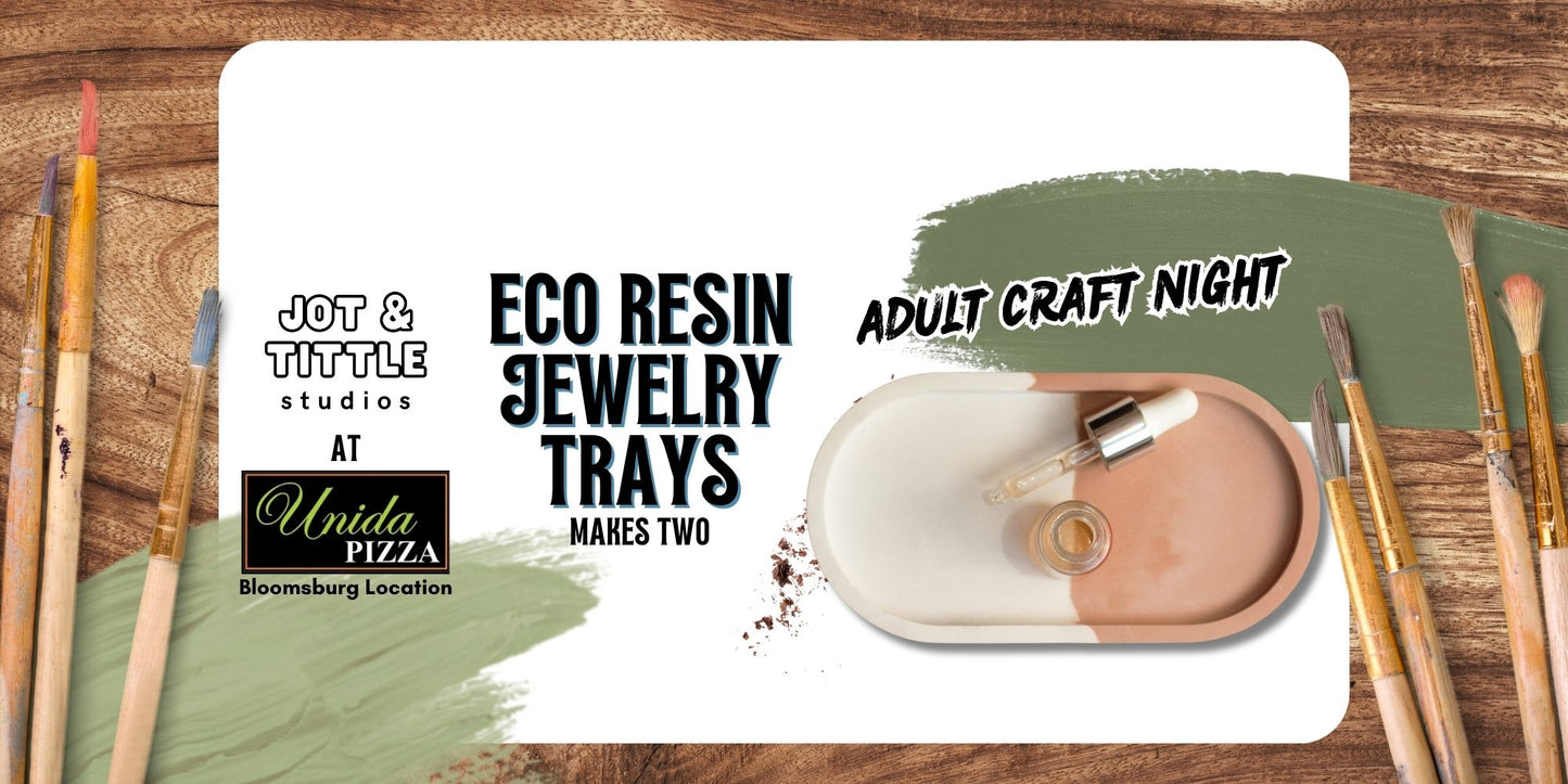 Make With Mom: Eco Resin Trays with Dinner - Weds 5/6