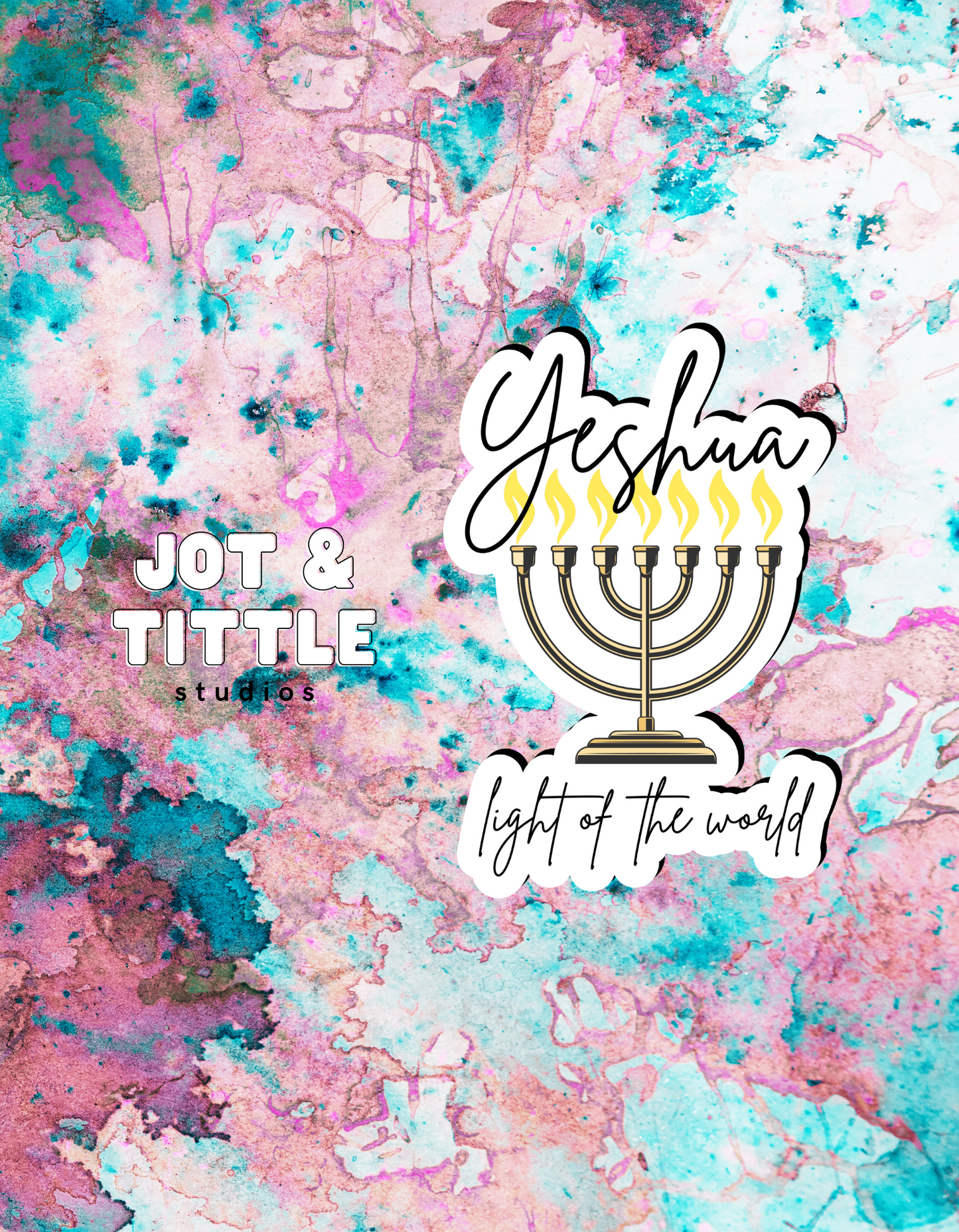 Yeshua Light of the World - 3” Magnet or Sticker