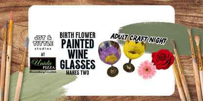 Choose Your Own: Painted Wine Glasses - 4/8
