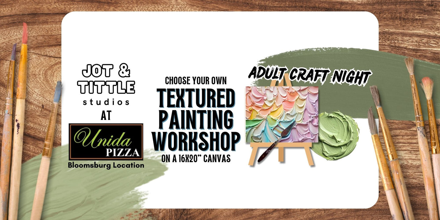 Choose Your Own: Textured Painting - Weds 4/22