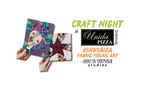 Fabric Mosaic Art (Kinusaiga) - Weds 7/29 at 6pm