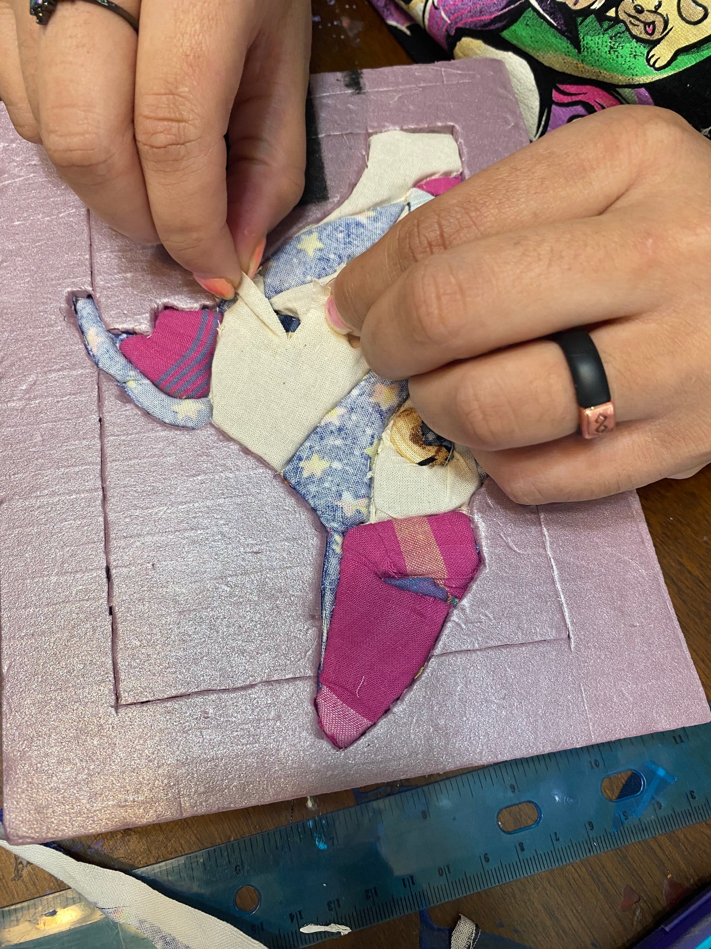 Kinusaiga Fabric Mosaic Workshops