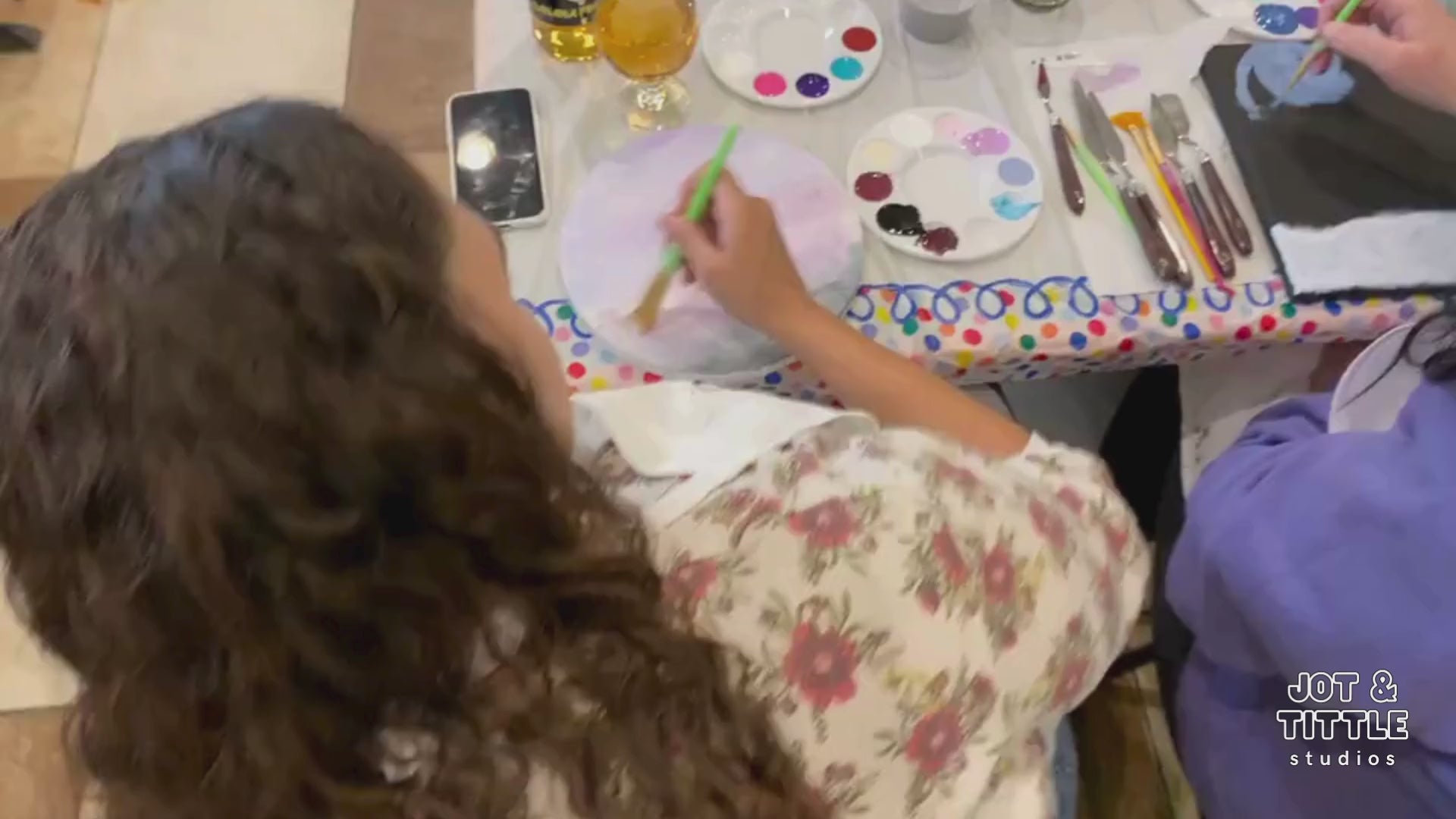 Load video: video of people enjoying craft workshops